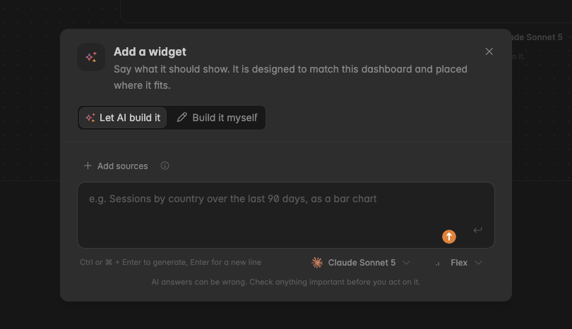Create a widget
