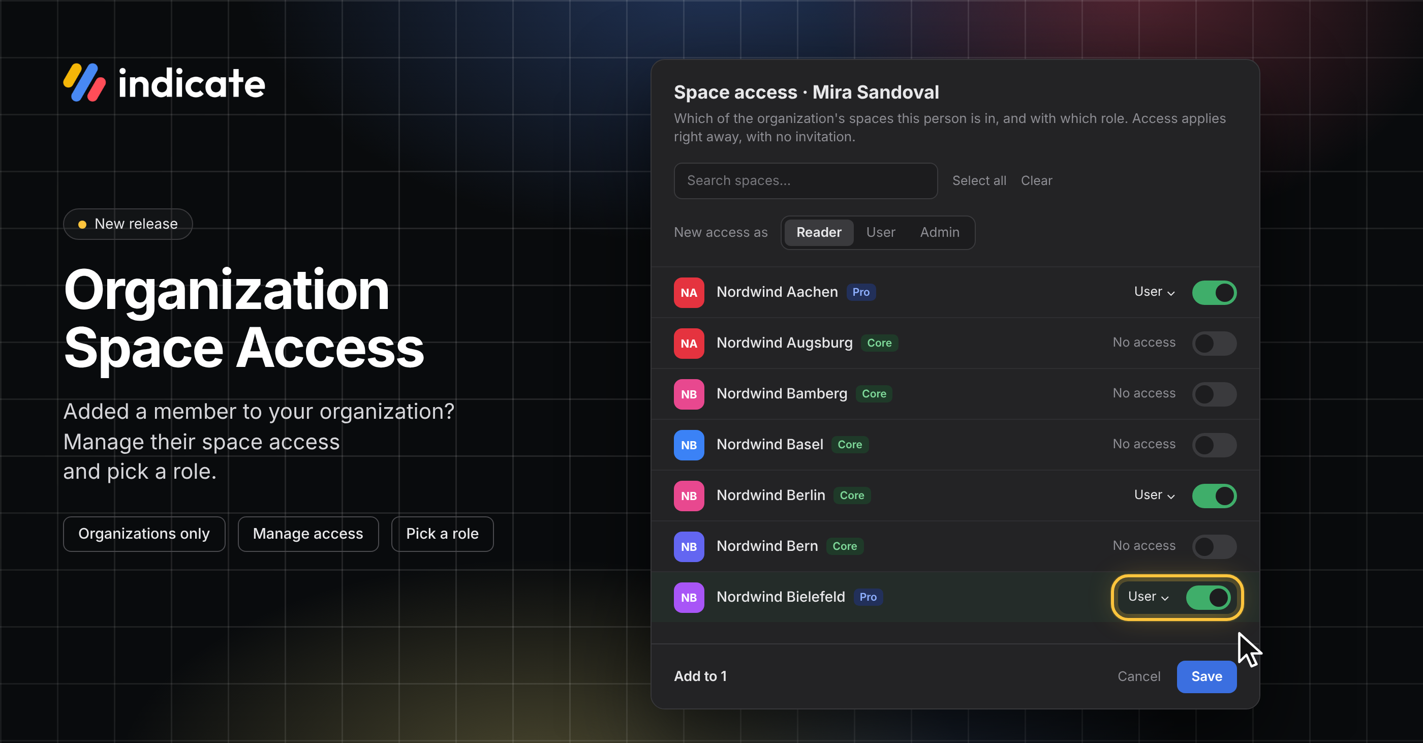 Add Members to Many Spaces at Once